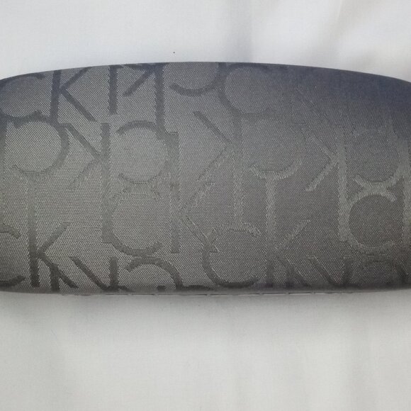 Calving Klein Classic Tan Print All Over Eye Glasses Sunglasses Hard Case Only - Picture 1 of 7